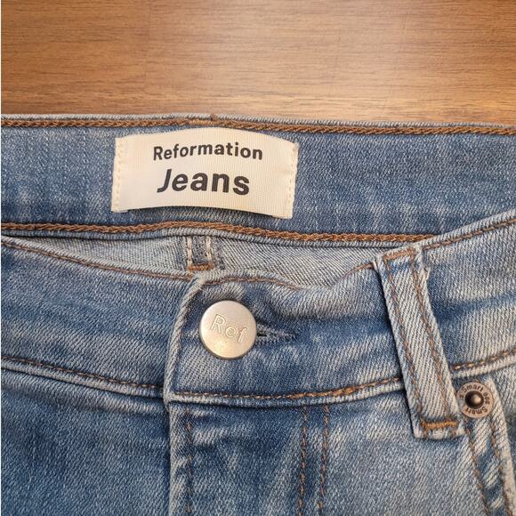 Reformation Cyprus Harper Ultra High Rise Skinny Jeans – Women’s 27x29 – EUC - Picture 6 of 13